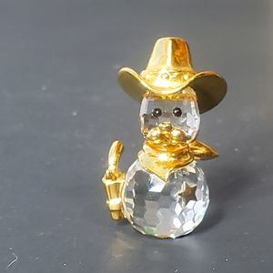 Crystal Miniature Cowboy Sherriff